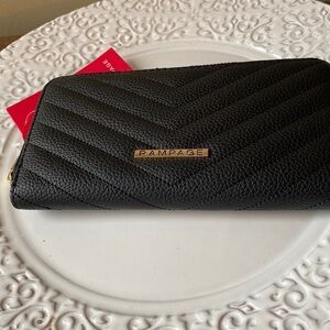 Rampage Chevron Black Wallet.